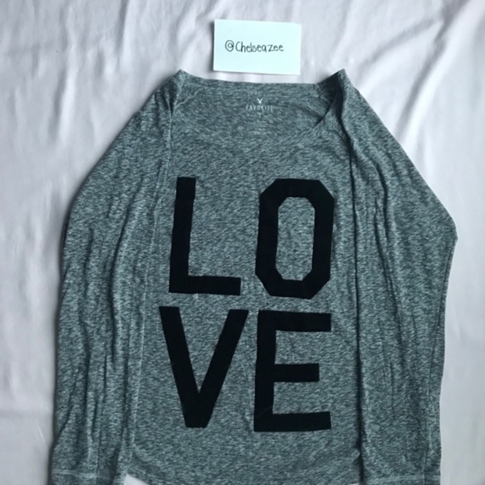 Aeropostale Long-Sleeve “LOVE” Tee